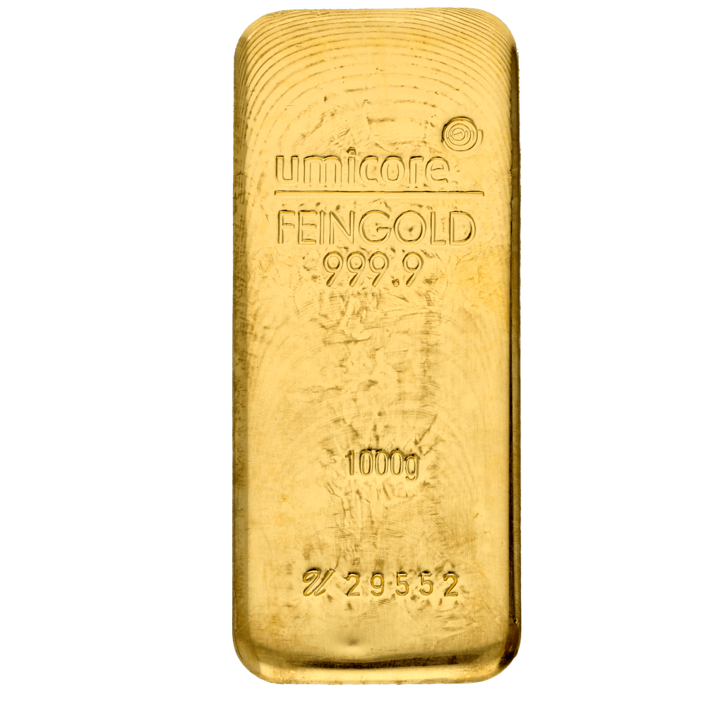 1000 g Goldbarren Umicore-Zertifiziert