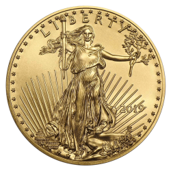 Gold American Eagle 1 OZ Jahrgang zufällig