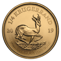 Gold Krugerrand 1/4 oz Jahrgang zufällig