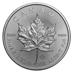 Kaufen Sie die silberne Maple Leaf 1 oz bei Goldwechselhaus
