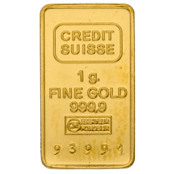 Kaufen Sie einen 1 g Goldbarren bei Goldwechselhaus