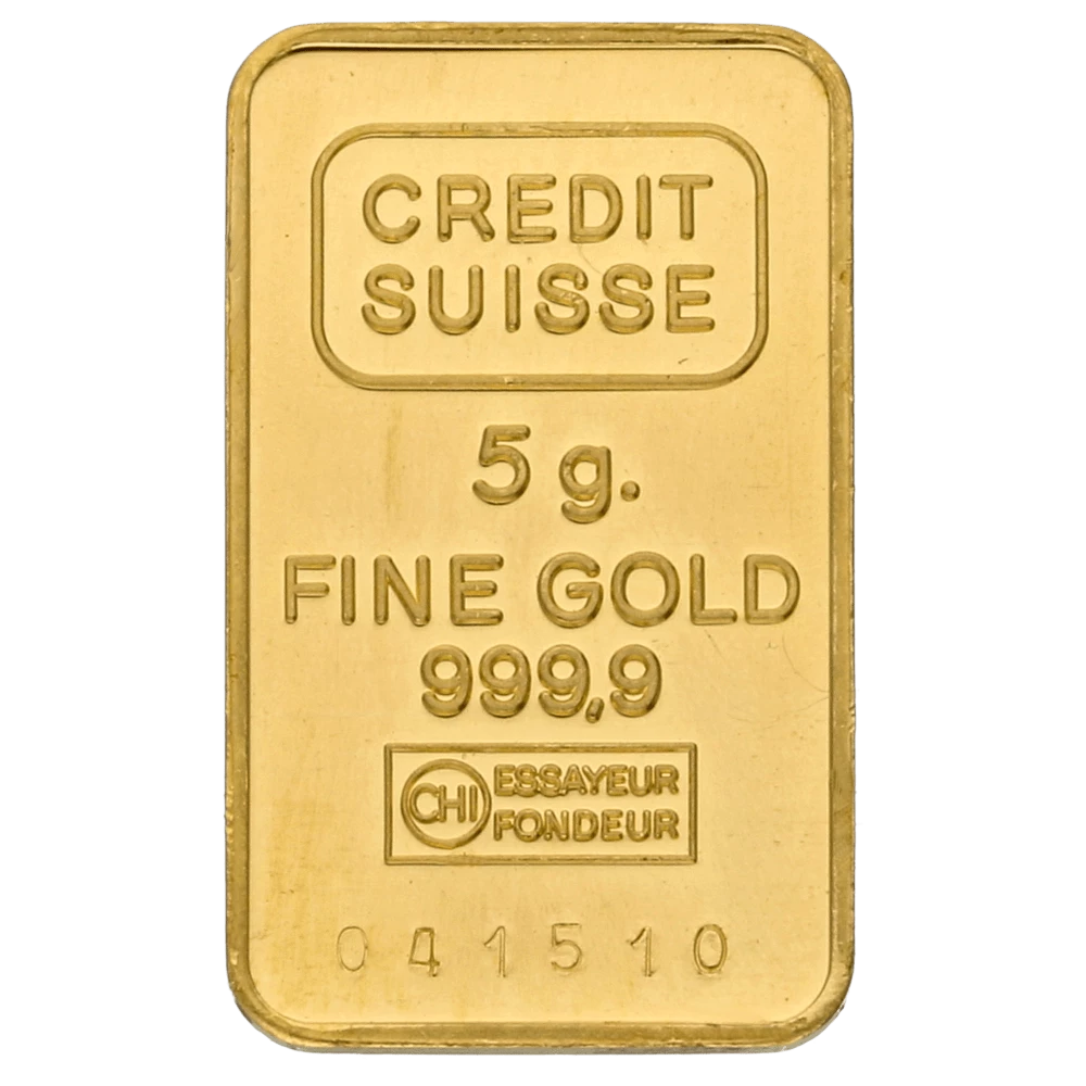 Kaufen Sie einen 5 g Goldbarren bei Goldwechselhaus