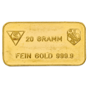 Kaufen Sie einen 20 g Goldbarren bei Goldwechselhaus