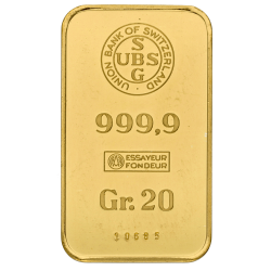 Kaufen Sie einen 20 g Goldbarren bei Goldwechselhaus