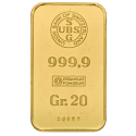 Kaufen Sie einen 20 g Goldbarren bei Goldwechselhaus