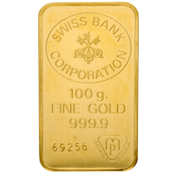 100 g Goldbarren, verschiedene Hersteller