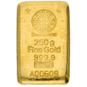 Kaufen Sie einen 250 g Goldbarren bei Goldwechselhaus
