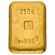250 g Goldbarren, verschiedene Hersteller