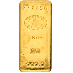 1 kg Goldbarren, verschiedene Hersteller