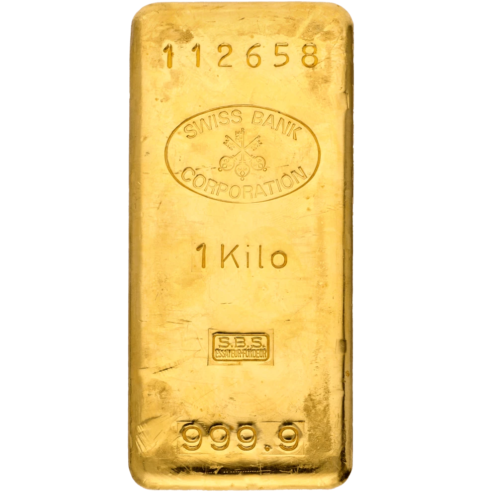 Kaufen Sie einen 1 kg Goldbarren bei Goldwechselhaus