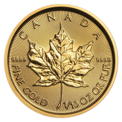 1/10 oz Maple Leaf Gold - Jahrgang zufällig