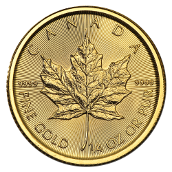 1/4 oz Maple Leaf Gold - Jahrgang zufällig