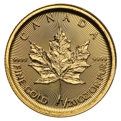 1/20 oz Maple Leaf Gold - Jahrgang zufällig