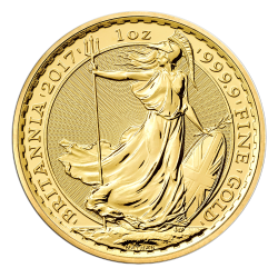 Gold Britannia 1 OZ Jahrgang zufällig