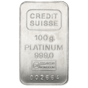 Kaufen Sie einen 100 g Platinbarren bei Goldwechselhaus