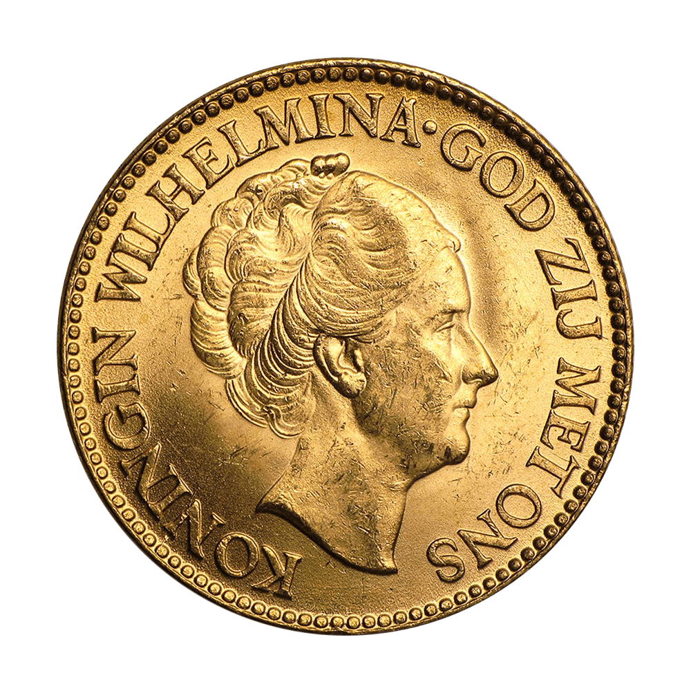Gold 10 Gulden Niederlande Jahrgang zufällig