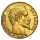 Gold 20 Französische francs Jahrgang zufällig