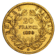 Gold 20 Französische francs Jahrgang zufällig