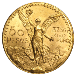 Kaufen Sie die 50 mexikanische Pesos Goldmünze bei Goldwechselhaus