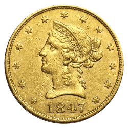 10 Dollar Liberty Head Gold - Jahrgang zufällig