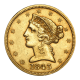 5 Dollar Liberty Head Gold - Jahrgang zufällig