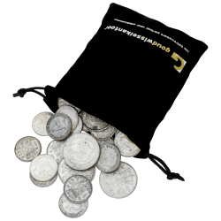 1kg niederländische Gulden Silbermünzen, gemischt