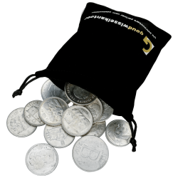 1 KG netto Silber Francs Belgien - Jahrgang zufällig