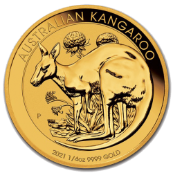 Gold Känguru 1/4 OZ Jahrgang zufällig