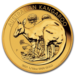 Gold Känguru 1/10 OZ Jahrgang zufällig