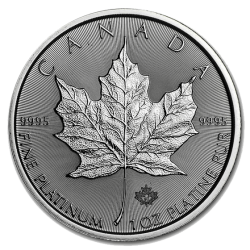 Maple Leaf 1 oz Platinmünze Jahrgang zufällig