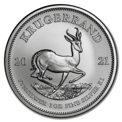 Krügerrand Silber 1 oz Jahrgang zufällig