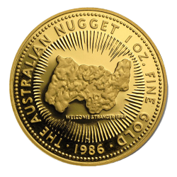 Kaufen Sie den 1 OZ Gold Nugget bei Goldwechselhaus