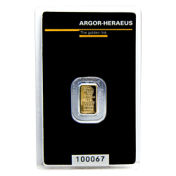 Kaufen Sie einen 1 g LBMA-zertifizierten Goldbarren bei Goldwechselhaus