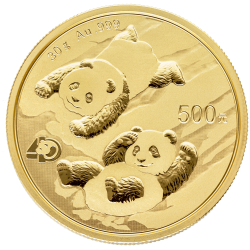 Gold China Panda 30 Gramm Jahrgang zufällig