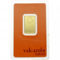 10 g Goldbarren Valcambi-Zertifiziert