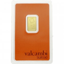 2,5 g Goldbarren Valcambi-Zertifiziert