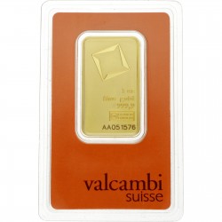 31,1 g Zertifizierter Goldbarren Valcambi