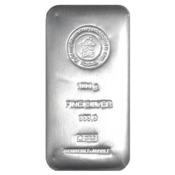 1 kg Silberbarren Heimerle Meulen