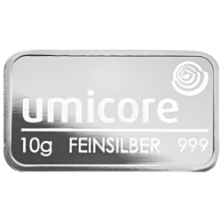 Kaufen Sie einen 10 g Silberbarren bei Goldwechselhaus