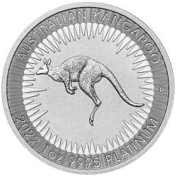 1 oz Platinmunzen, verschiedene Hersteller