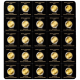 25 x 1 Gramm Maple Leaf Gold - Jahrgang zufällig