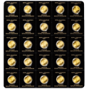Gold Maple Leaf 25 x 1 Gramm Jahrgang zufällig