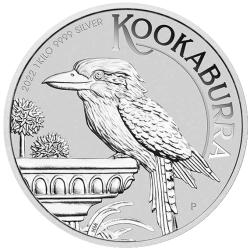 Silber Kookaburra 1 KG 2022