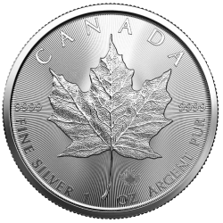 Koop de zilveren Maple Leaf 1 oz 2025 bij Goudwisselkantoor