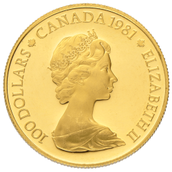 Kaufen Sie die 100 Dollar Canada Goldmünze bei Goldwechselhaus