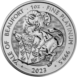 Kaufen Sie die 1 OZ Platin Yale of Beaufort im Goldwechselhaus