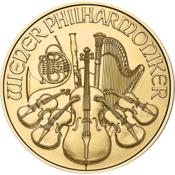 Kaufen Sie den 1/10 oz Gold Philharmoniker 2025 bei Goldwechselhaus