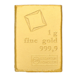 Kaufen Sie den Valcambi 1 Gramm Goldbarren im Goldwechselhaus