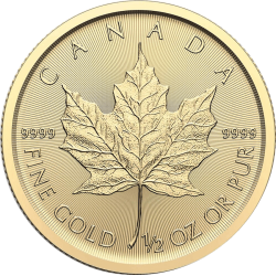 Gold 1/2 OZ Maple Leaf 2025 kaufen bei Goldwechselhaus