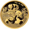 Kaufen Sie die 15 Gramm China Panda Goldmünze 2025 bei Goldwechselhaus